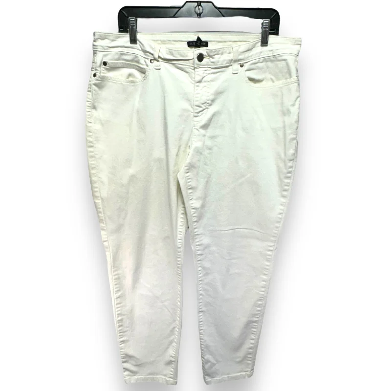 Inexpensive Men's JeansJeans Designer By Eileen Fisher In White, Size: 16