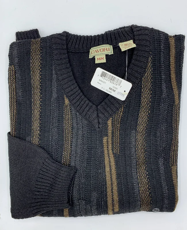 Men's Sweaters with Argyle PatternsCavori Jacquard Sweater, V-Neck 448621 0998