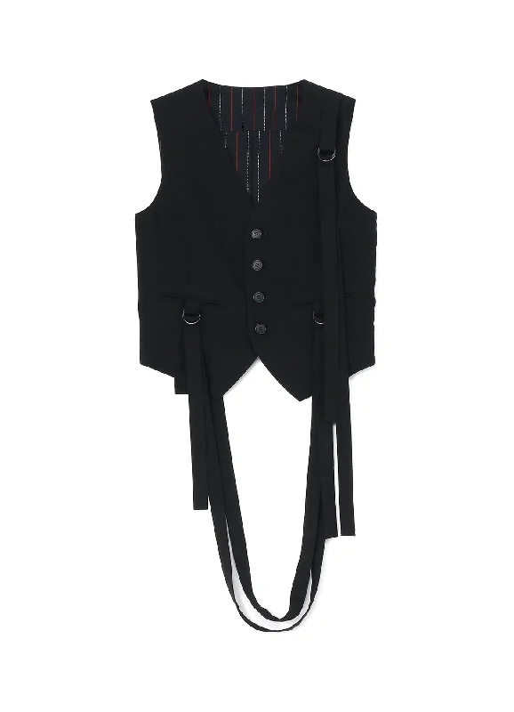 Durable Men's Car CoatsCOTTON TENCEL LAWN HANGING STRAP VEST
