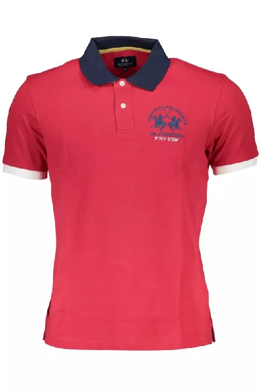 Elegant Men's Dress ShirtsLa Martina Elegant  Cotton Polo Men's Shirt