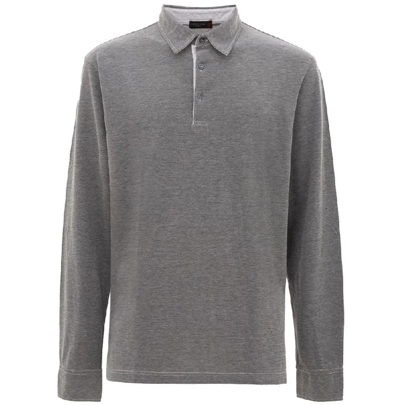 Men's Shirts with Animal PrintsCorneliani  Cotton Polo Men's Shirt