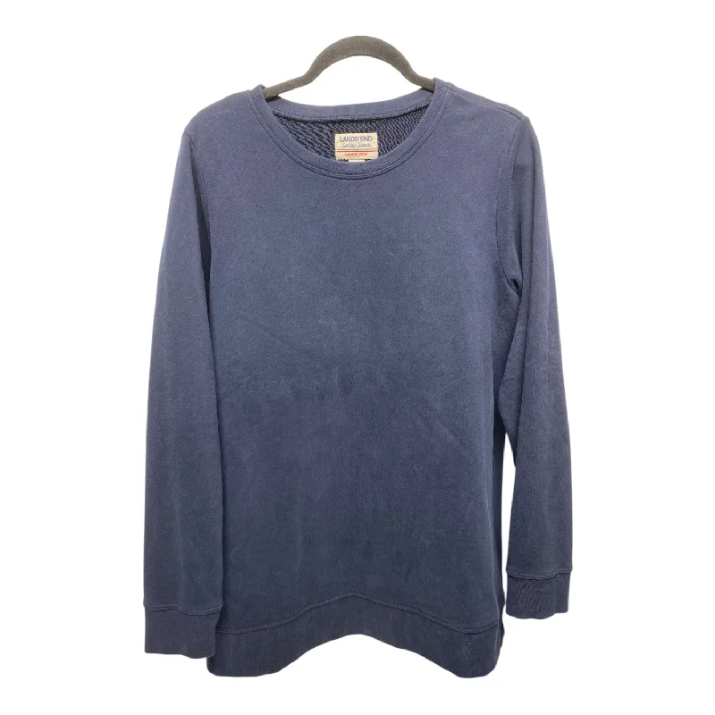 Fashionable Men's Streetwear HoodiesSweatshirt Crewneck By Lands End In Blue, Size: L Fashionable Men's Streetwear HoodiesSweatshirt Crewneck By Lands End In Blue, Size: L