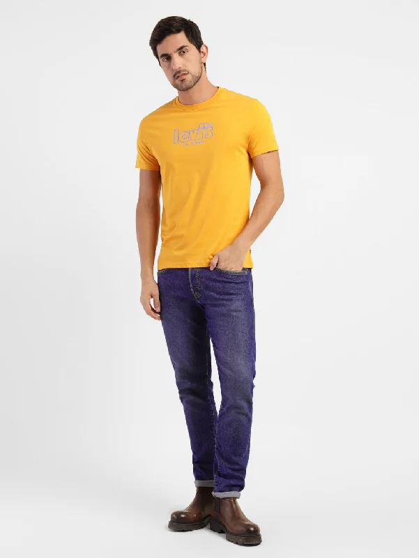 Men's Unique and Designer TopsMen's Brand Logo Slim Fit T-shirt