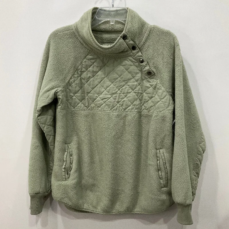 Men's Hoodies for Big and TallSweatshirt Collar By Abercrombie And Fitch In Green, Size: S Men's Hoodies for Big and TallSweatshirt Collar By Abercrombie And Fitch In Green, Size: S