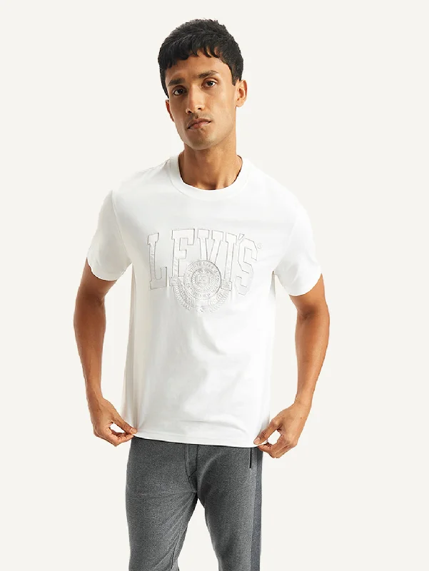Men's Shirts with Wrinkle-Resistant FabricMen's Brand Logo Crew Neck T-shirt