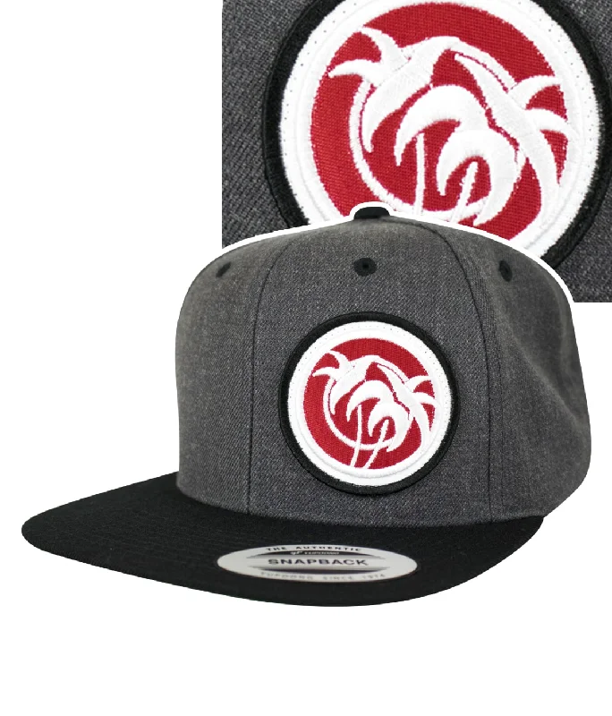 Warm Winter Beanies"Rojo Negro Patch" Flatbill Snapback Hat