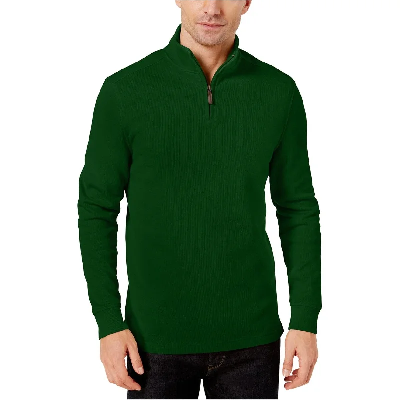 Trendy Men's Oversized SweatersClub Room Mens Ribbed Pullover Sweater, Green, Small