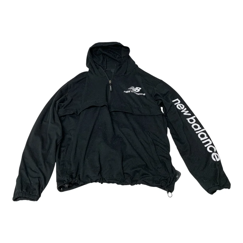 Men's Hoodies with Flannel LiningAthletic Sweatshirt Hoodie By New Balance In Black, Size: S Men's Hoodies with Flannel LiningAthletic Sweatshirt Hoodie By New Balance In Black, Size: S