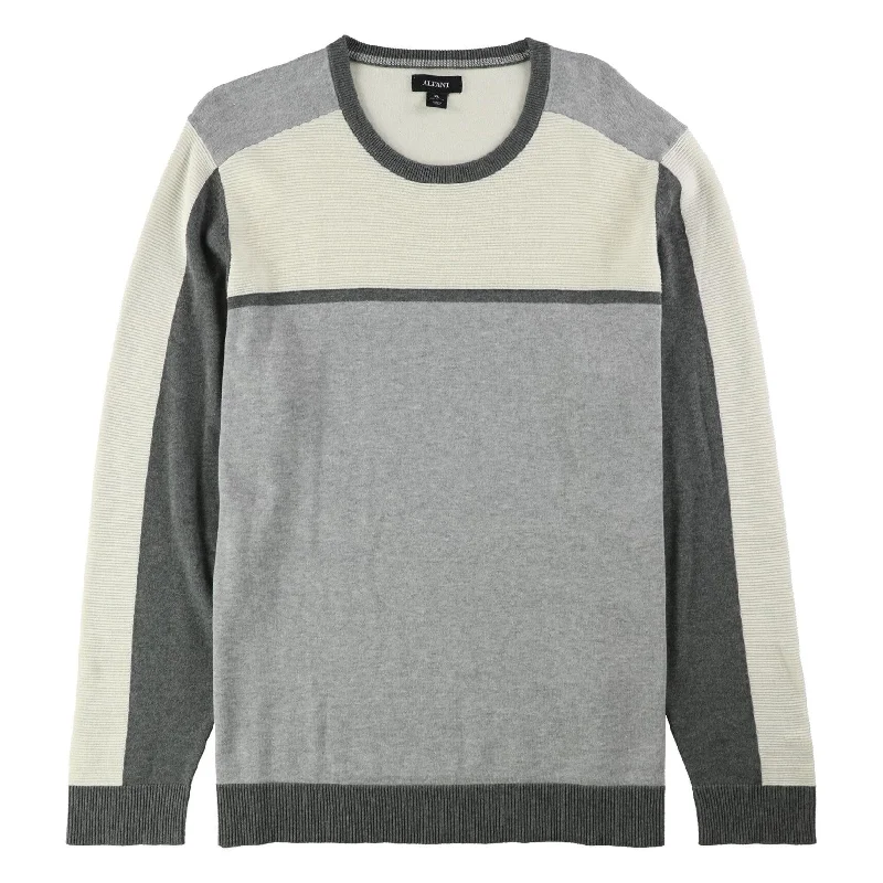 Fashionable Men's Crew-Neck SweatersAlfani Mens Pullover Knit Sweater