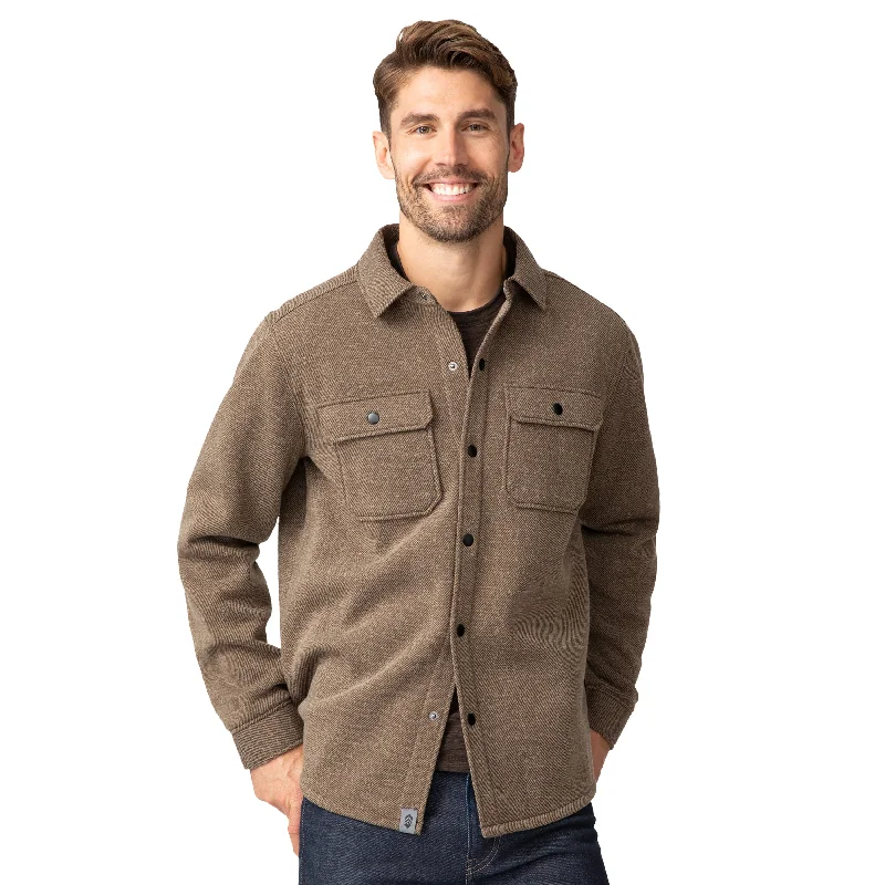 Men's Solid-Color Block Shirts for a Bold StatementFree Country Men's Fleece Twill Snap Front Shirt Men's Solid-Color Block Shirts for a Bold StatementFree Country Men's Fleece Twill Snap Front Shirt