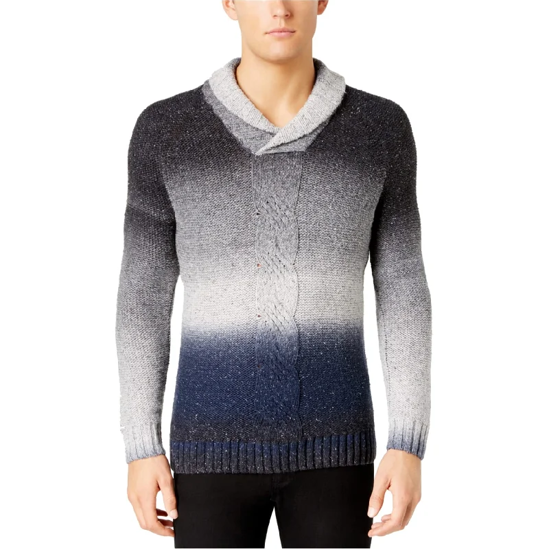 Men's Sweaters with High-Low HemlinesI-N-C Mens Ombre Pullover Sweater