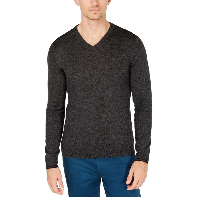 Men's Sweaters with Ribbed HemsCalvin Klein Mens Extra Fine Merino Pullover Sweater Men's Sweaters with Ribbed HemsCalvin Klein Mens Extra Fine Merino Pullover Sweater