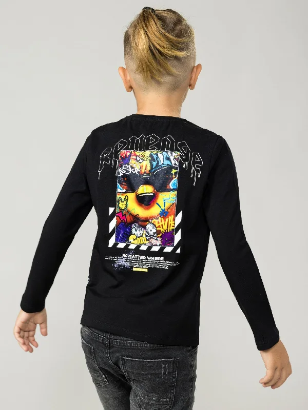 Men's Machine-Washable Shirts for ConvenienceREVENGE LONG SLEEVE T SHIRT