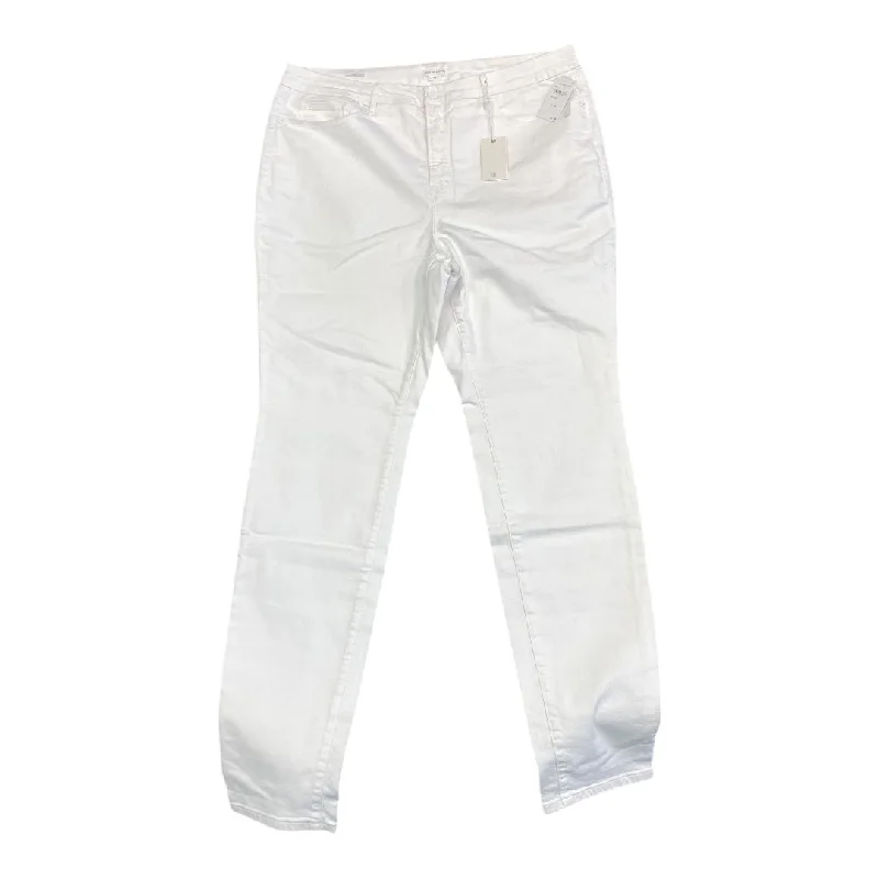 Hipster Men's JeansJeans Skinny By Good American In White Denim, Size:22