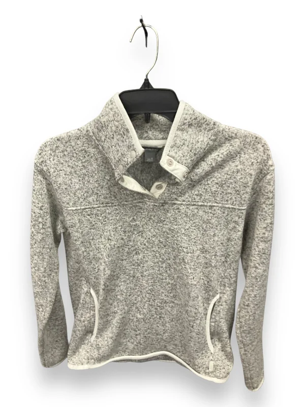 Modern Men's Tech HoodiesSweatshirt Crewneck By Eddie Bauer In Grey, Size: S
