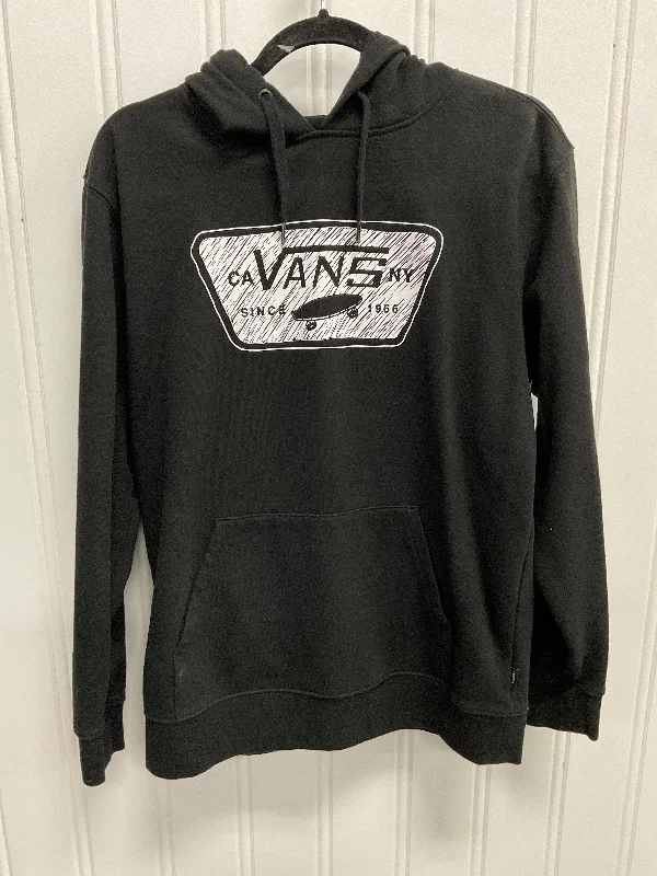 Men's Hoodies with Zippered PocketsSweatshirt Hoodie By Vans In Black, Size: S