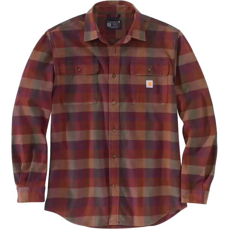 Men's Big and Tall Shirts for Added ComfortMen's Loose Fit Heavyweight Flannel Long-Sleeve Plaid Shirt Men's Big and Tall Shirts for Added ComfortMen's Loose Fit Heavyweight Flannel Long-Sleeve Plaid Shirt