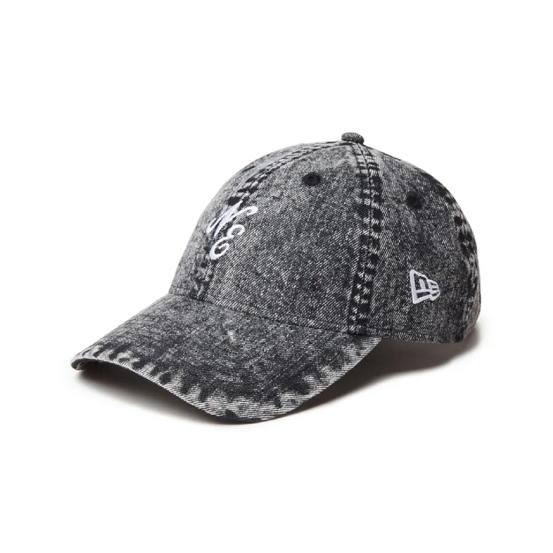 Durable Work HatsNew Era Japan Chemical Wash Classic Black 9TWENTY Adjustable Cap