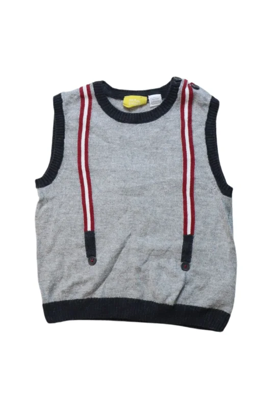 Elegant Men's Shawl-Collar SweatersChicco Sweater Vest 18M