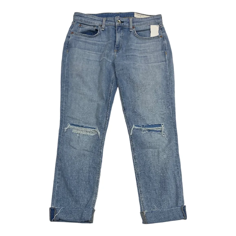 Stylish Men's JeansJeans Designer By Rag And Bone In Blue, Size: 2