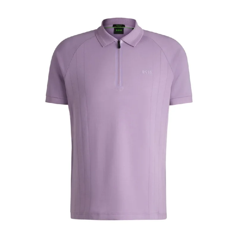 Men's Shirts with Collarspolo shirt in drop-needle stretch fabric
