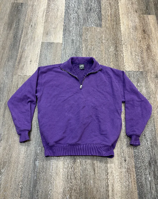 Men's Hoodies with DrawstringsSweatshirt Crewneck By TNA In Purple, Size: M
