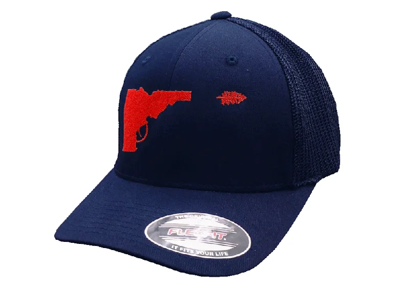 Adjustable Baseball Caps for KidsIdaho Tree-Gun Flex Fit Mesh Back Hat