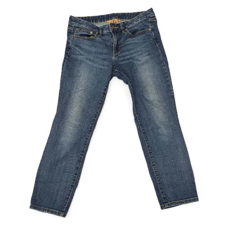Flexible Stretch Men's JeansJeans Designer By Tory Burch In Blue, Size: 6