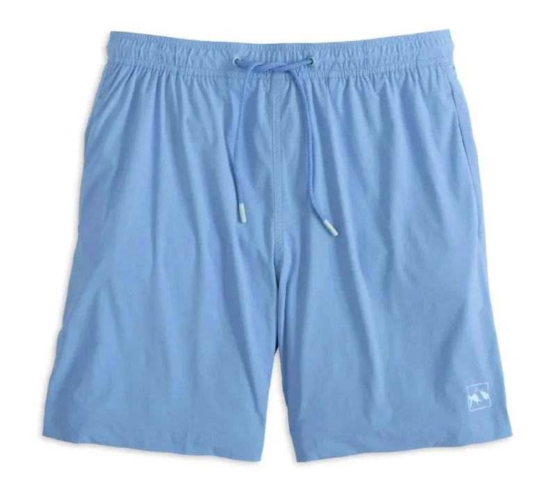Men's Tailored Dress Shorts for Formal EventsMen's Volley Lined Trunk 6" Short In Mystic Blue Men's Tailored Dress Shorts for Formal EventsMen's Volley Lined Trunk 6" Short In Mystic Blue