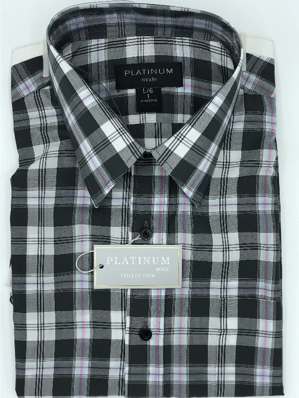 Men's Performance Shirts for Active LifestylesPlatinum Big and Tall Short Sleeve Sport Shirt EN261400KT Men's Performance Shirts for Active LifestylesPlatinum Big and Tall Short Sleeve Sport Shirt EN261400KT
