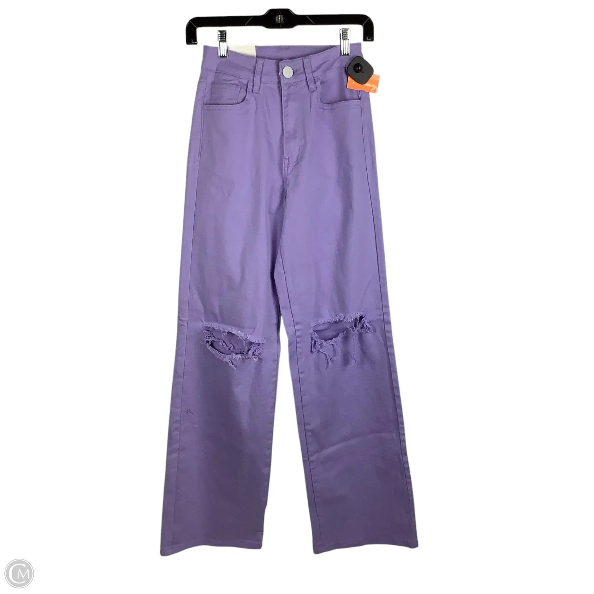 Jeans for Men with a Athletic BuildJeans Wide Leg By Cmc In Purple, Size: S