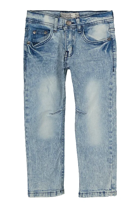 Designer Skinny Men's JeansLittle Boys Acid Wash Skinny Jeans