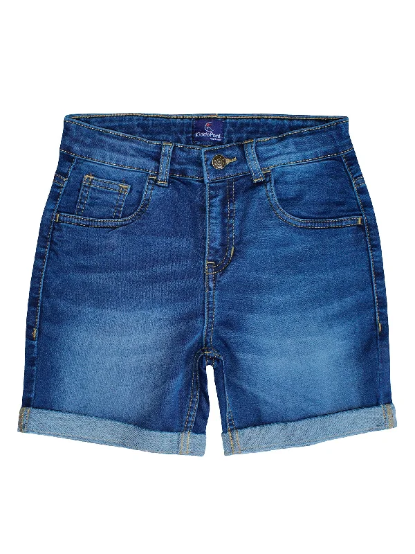 Men's Casual Short-Length Chino PantsBoy's Fashion Denim Rollup Shorts