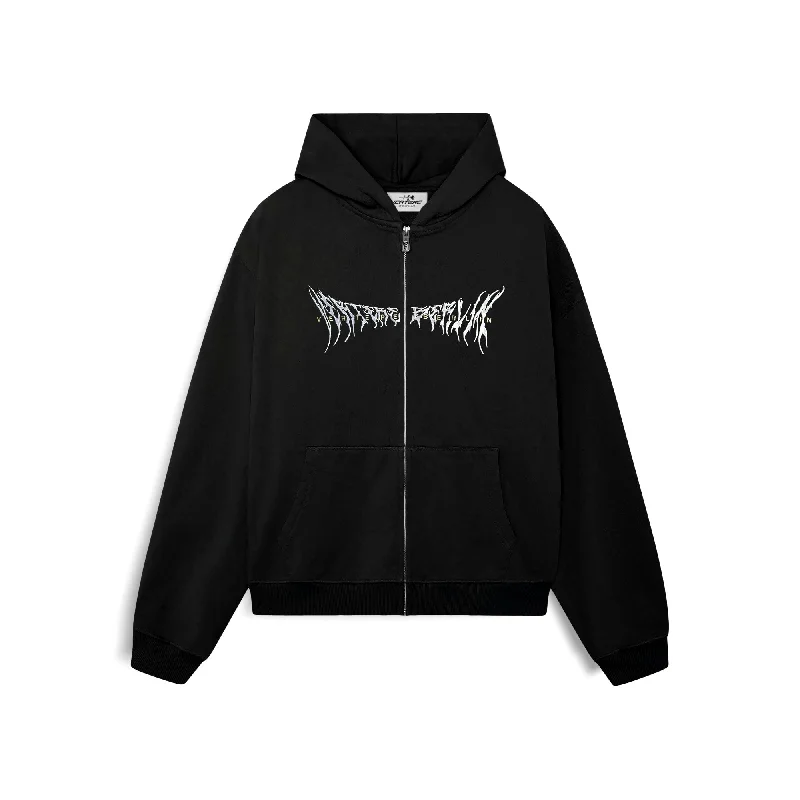 Men's Sweaters for SpringFOG ZIP HOODIE - BLACK