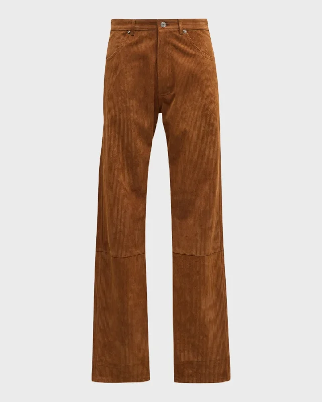 High-Quality Ripped Men's JeansMen's Suede Corduroy Trousers