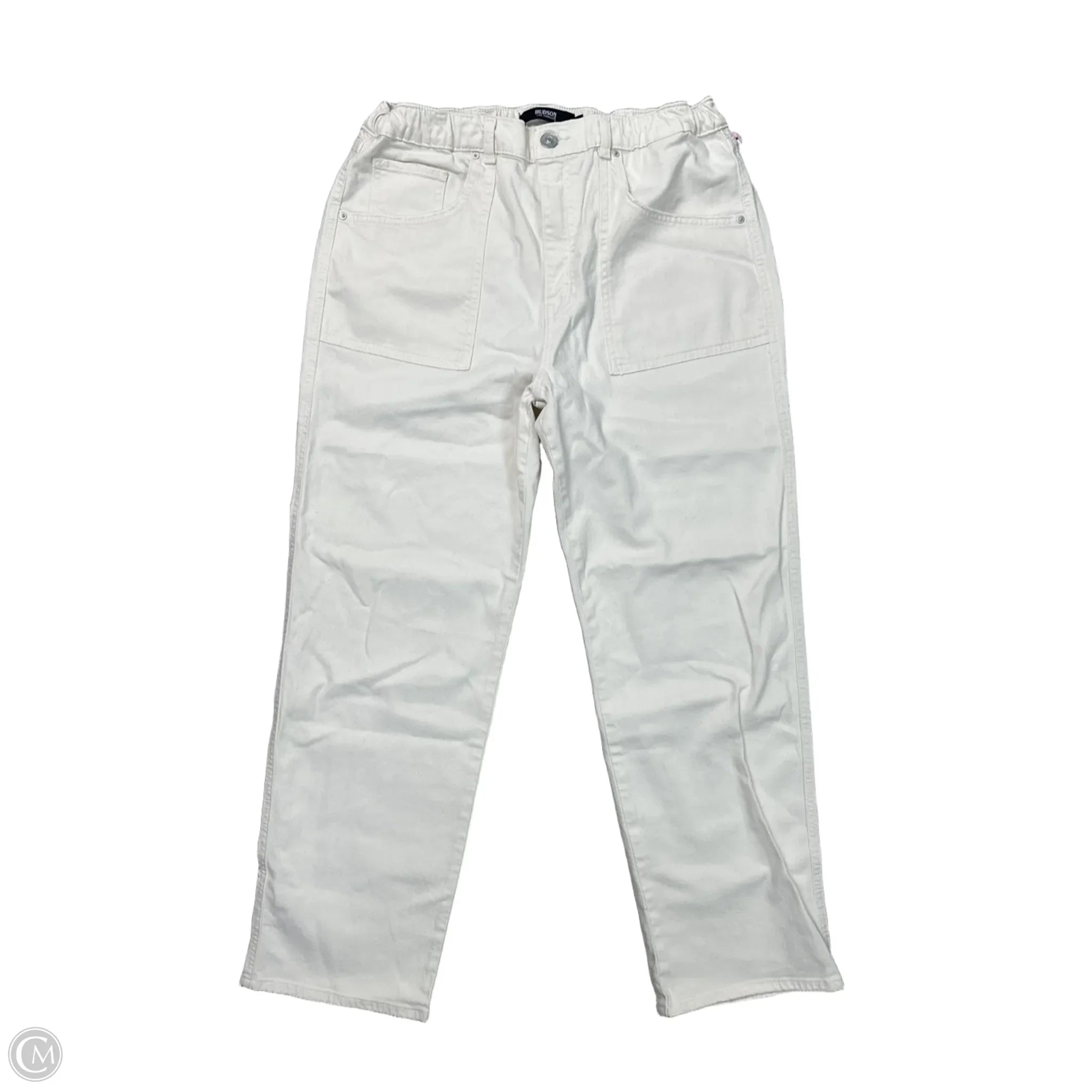 Comfort-Fit Men's JeansJeans Boyfriend By Hudson In White Denim, Size: 12
