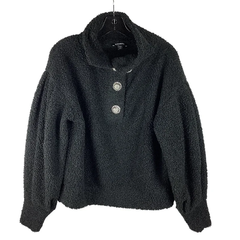 Men's Hoodies with Lined HoodsSweatshirt Collar By Express In Black, Size: Xs