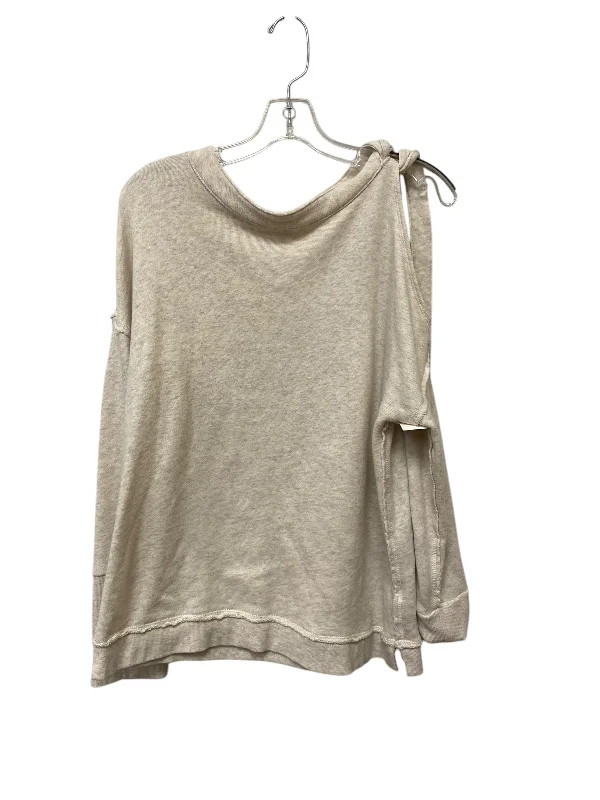 Men's Hoodies with Stretch FabricSweatshirt Crewneck By Caslon In Beige, Size: M