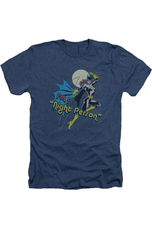 Men's Shirts with Hidden PocketsDC Comics Night Person Adult Heather Tee / T-Shirt