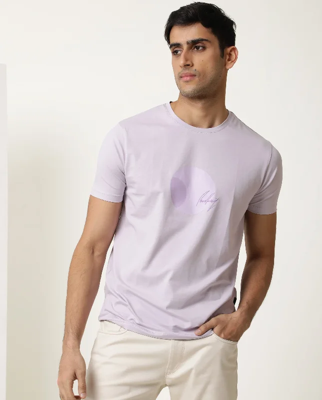Men's Shirts with Zippered PocketsRare Rabbit Men's Maso Light Purple Cotton Lycra Fabric Crew Neck Half Sleeves Regular Fit Graphic Print T-Shirt Men's Shirts with Zippered PocketsRare Rabbit Men's Maso Light Purple Cotton Lycra Fabric Crew Neck Half Sleeves Regular Fit Graphic Print T-Shirt
