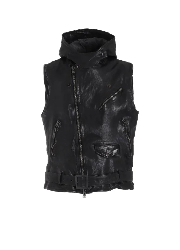 Trendy Men's Anorak JacketsBACKLASH CALF DYED W HOODIE RIDERS VEST