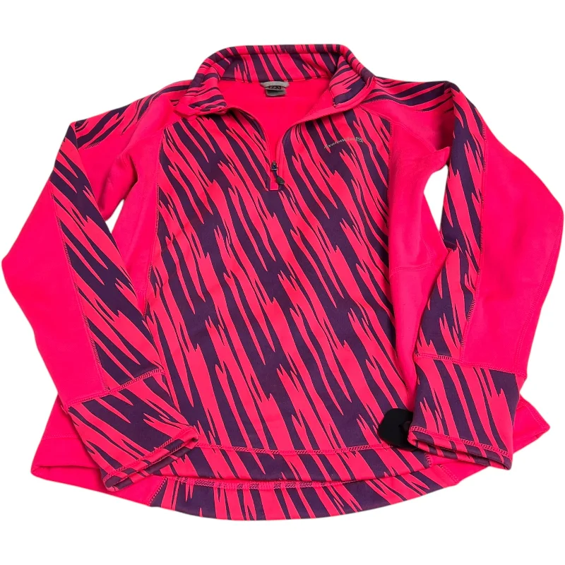 Men's Hoodies with Reinforced CuffsAthletic Sweatshirt Collar By Avalanche In Pink & Purple, Size: L Men's Hoodies with Reinforced CuffsAthletic Sweatshirt Collar By Avalanche In Pink & Purple, Size: L
