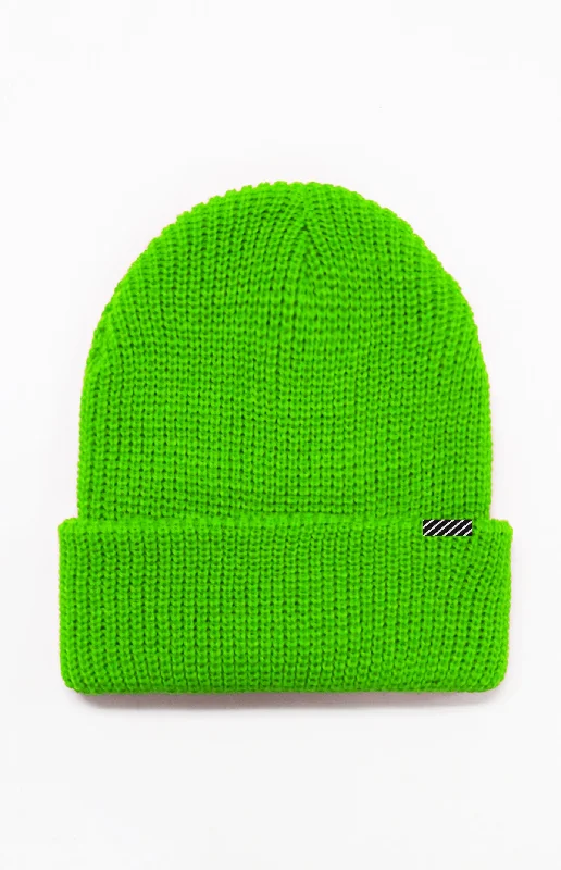 Fashionable Fedora HatsCarson Beanie | Neon Green