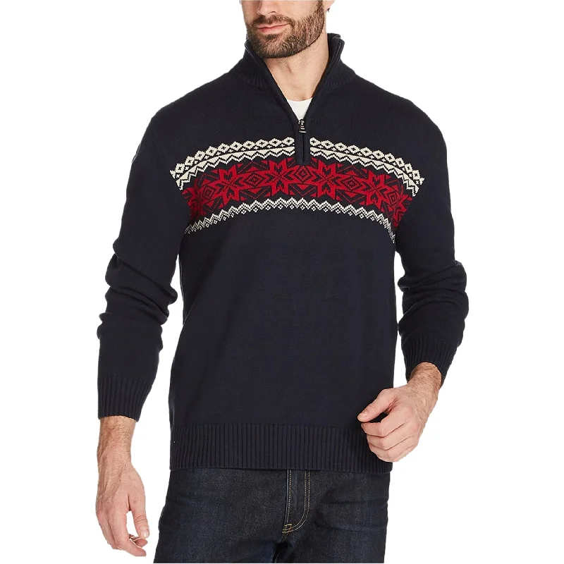 Men's Sweaters for Everyday WearWeatherproof Mens Zip Ski Pullover Sweater, Blue, Medium Men's Sweaters for Everyday WearWeatherproof Mens Zip Ski Pullover Sweater, Blue, Medium