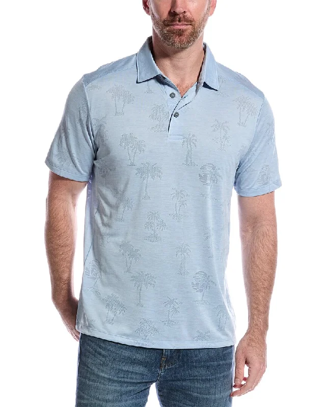 Men's Shirts with Zippered PocketsTommy Bahama Palm Coast Palmera Polo Shirt
