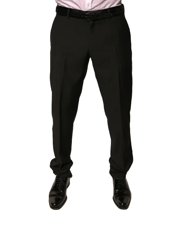 Sustainable Eco-Friendly Men's JeansDolce & Gabbana Wool Tape Formal Dress Men's Pants (Pre-Owned) Sustainable Eco-Friendly Men's JeansDolce & Gabbana Wool Tape Formal Dress Men's Pants (Pre-Owned)