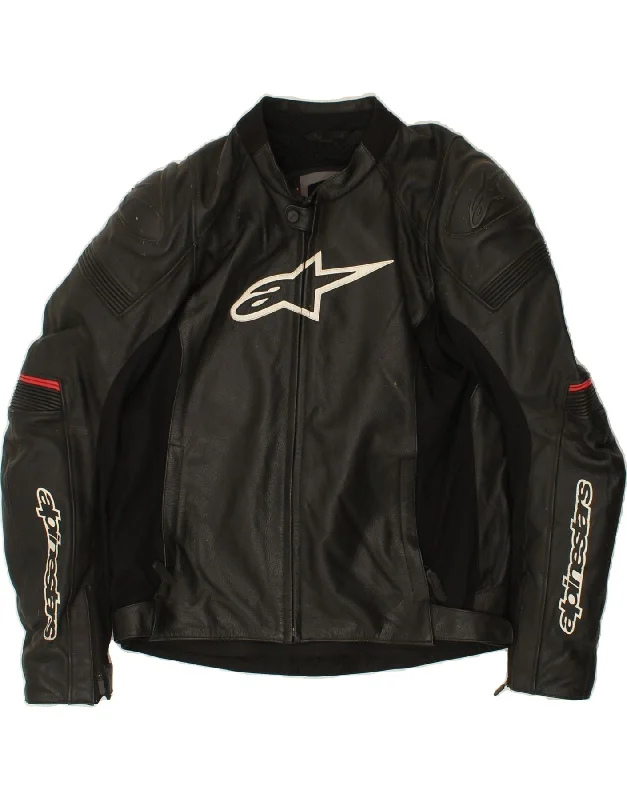 Men's Coats with Convertible CollarsALPINESTARS Mens Graphic Moto Racer Leather Jacket EU 56 3XL Black Leather Men's Coats with Convertible CollarsALPINESTARS Mens Graphic Moto Racer Leather Jacket EU 56 3XL Black Leather