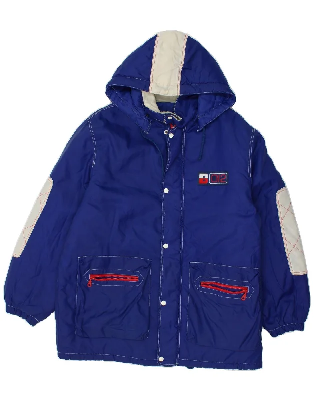 High-Quality Men's Duffle CoatsBENETTON Mens Hooded Windbreaker Jacket UK 42 XL Blue Colourblock High-Quality Men's Duffle CoatsBENETTON Mens Hooded Windbreaker Jacket UK 42 XL Blue Colourblock