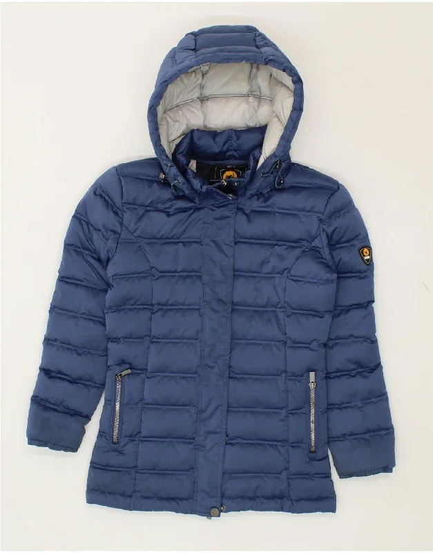 Men's Coats with Convertible CollarsCIESSE PIUMINI Girls Hooded Padded Jacket 7-8 Years Blue Men's Coats with Convertible CollarsCIESSE PIUMINI Girls Hooded Padded Jacket 7-8 Years Blue