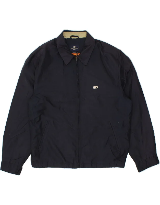Men's Coats for Outdoor ActivitiesDOCKERS Mens Bomber Jacket UK 40 Large Navy Blue Polyester Men's Coats for Outdoor ActivitiesDOCKERS Mens Bomber Jacket UK 40 Large Navy Blue Polyester
